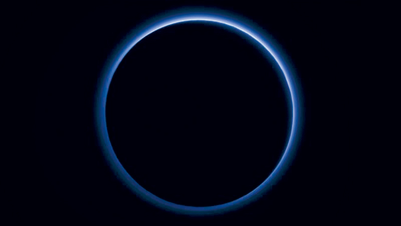 Pluto has blue skies, water ice: NASA