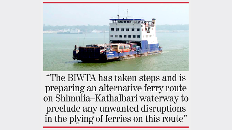 Poor navigability hits ferry services  