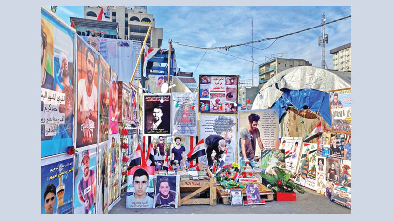 ‘US-Iran tensions eclipse Iraqi protests’