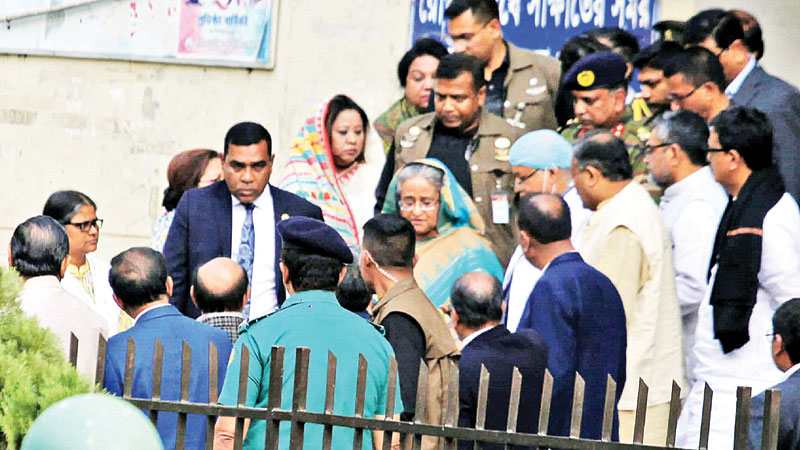 Quader’s condition
improves slightly