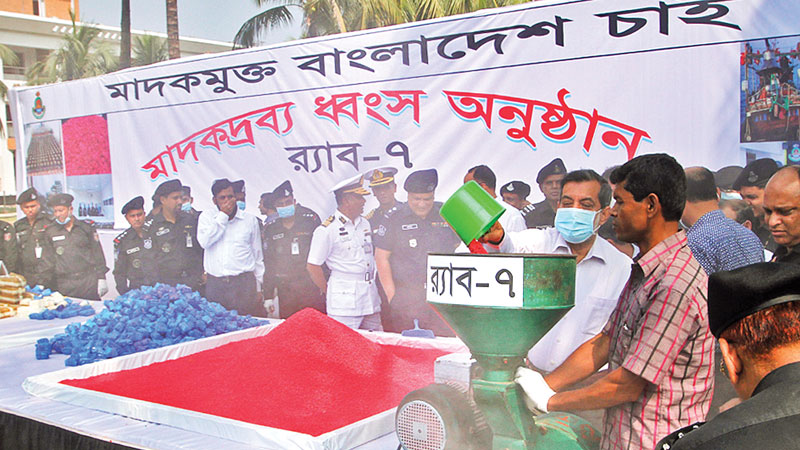 Narcotics worth Tk181.48cr destroyed