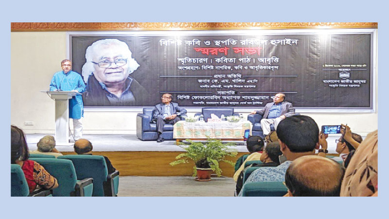 Rabiul Hussain mastered the line 
as poet and architect
