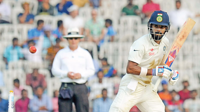 India give strong reply