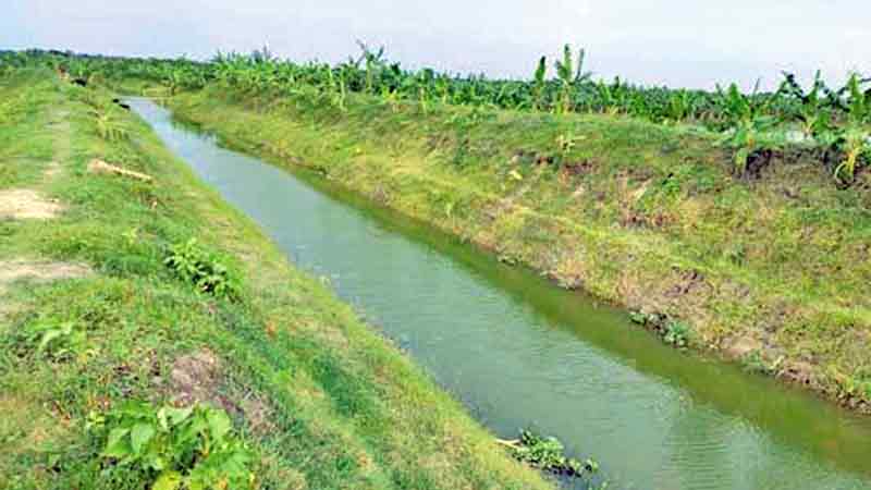 Re-excavation works of 4 canals on in Rajshahi