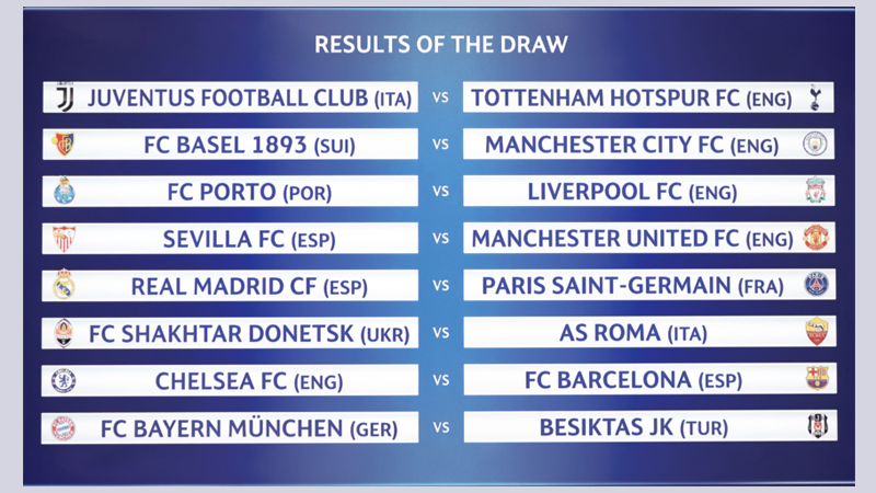 Real face PSG in pre-quarterfinal