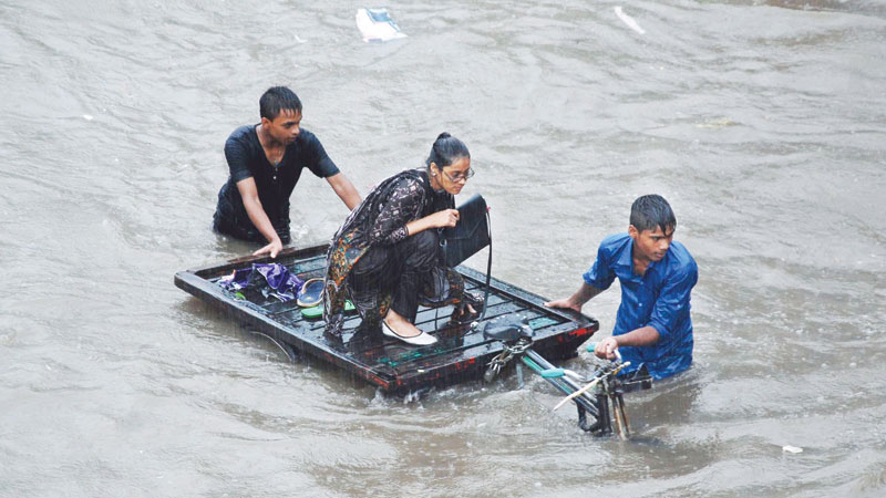 Relentless rains paralyse life in capital, elsewhere