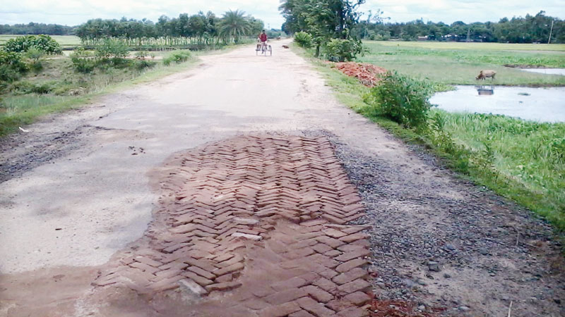 Precarious state of roads and highways
