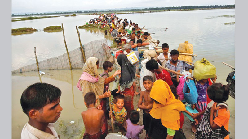 Rohingya entry continues