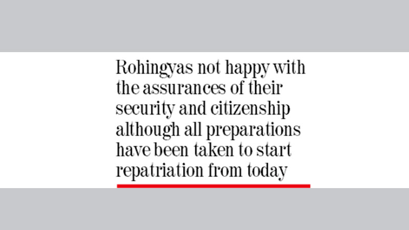 All set, yet uncertain 
