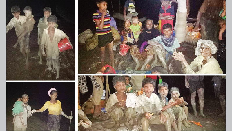 Rohingyas go without food