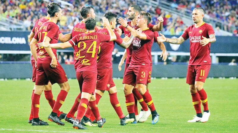 Roma stun Barca with three goals in 8 mins