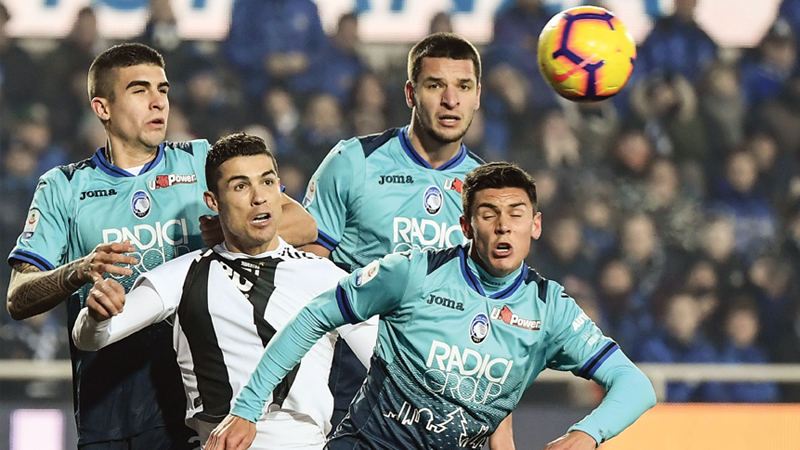 Ronaldo rescues point for 10-man Juve
