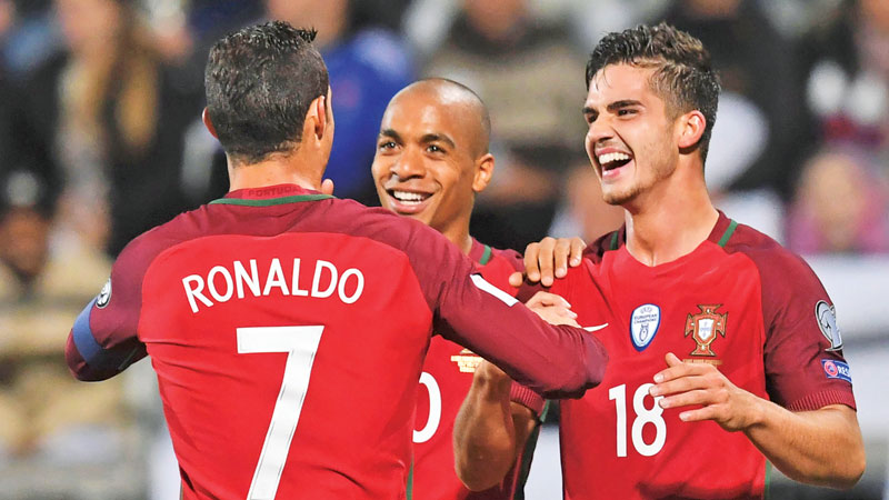 Silva treble helps Portugal rout Faroe Islands

