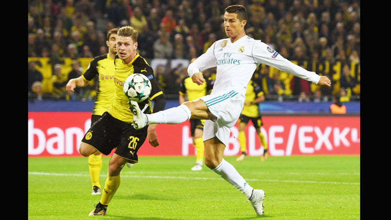 Ronaldo nets twice as Real win in Dortmund