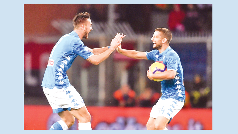 Ruiz goal rescues Napoli 