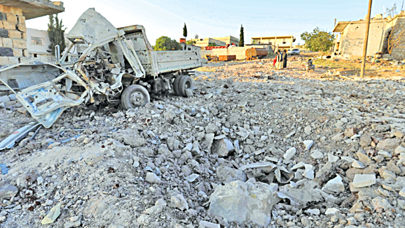 Russia air strikes kill 10 civilians: Monitor