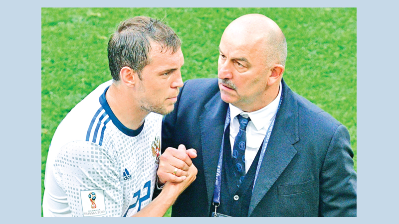 Russia’s World Cup upset of 
Spain ‘only the beginning’