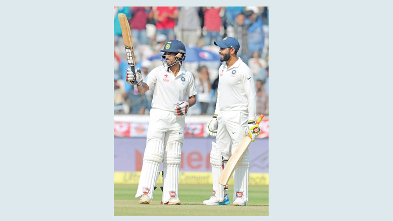 Saha justifies selection with unbeaten ton