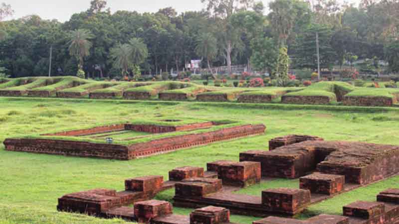 Shalvan Vihara, an important excavated site in Mainamati