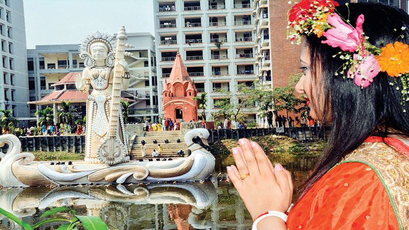 Saraswati Puja celebrated