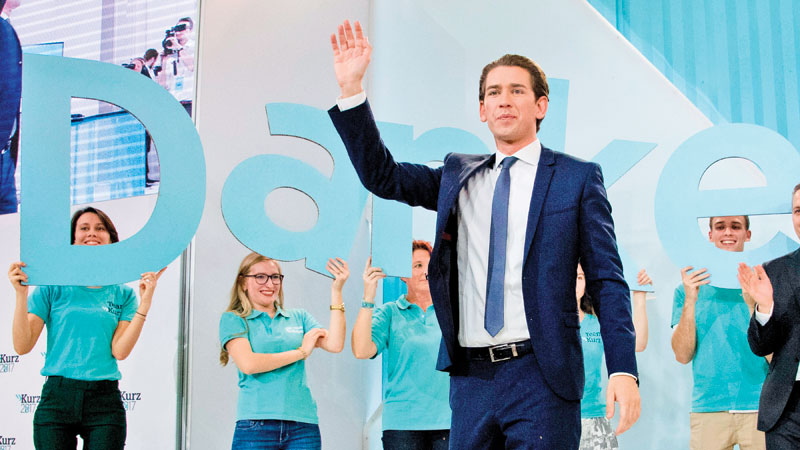 Austria’s Sebastian Kurz world’s youngest leader in waiting