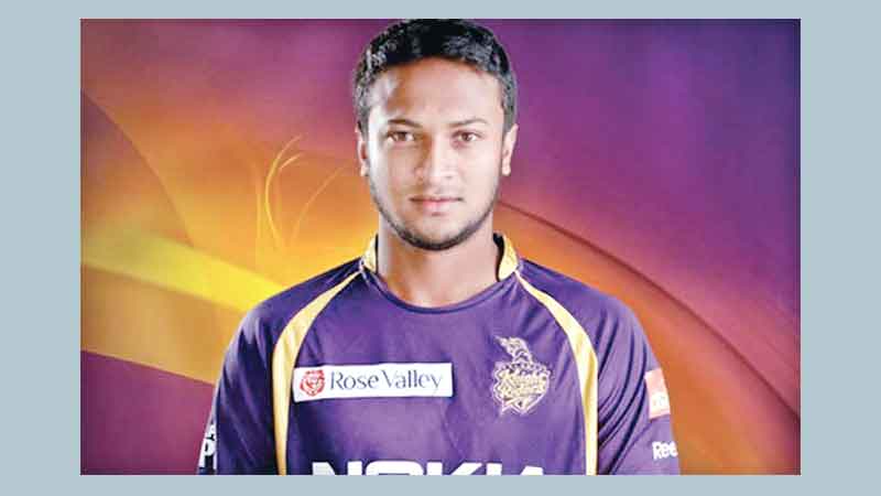 Shakib to play for KKR again in IPL