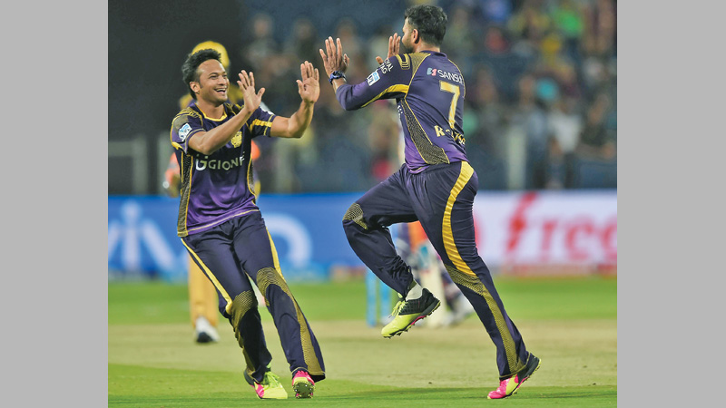 Kolkata�s spin imports 
Shakib, Narine flourish