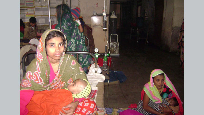 Cold-triggered diseases take their toll in Barisal