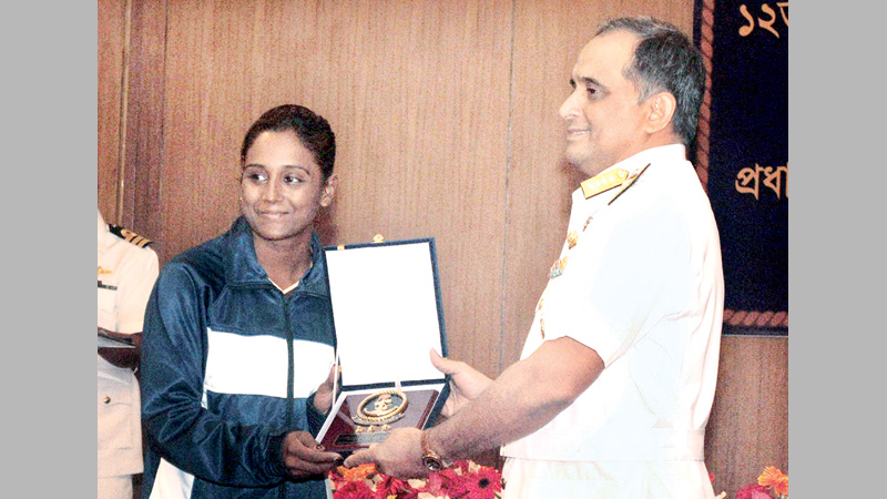Navy accords reception to SA Games winning athletes