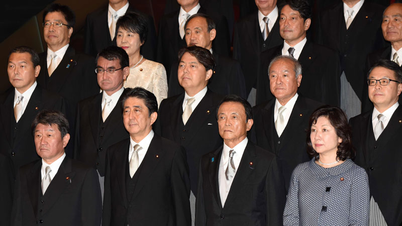 Japan PM seeks new start with cabinet revamp