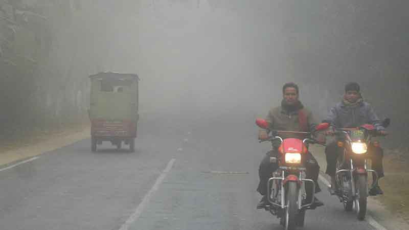 Shivering cold, dense fog make life miserable