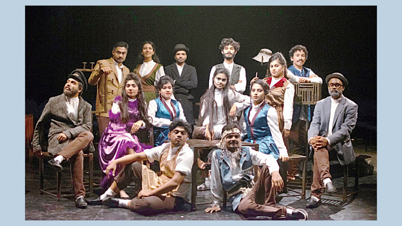 Six European masterpieces 
blended in one play