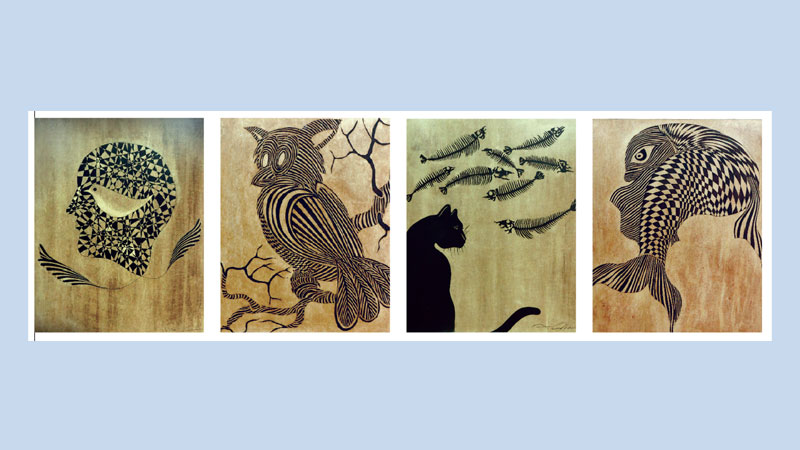 Solo painting show of 
Abdul Guffar to begin Feb 8