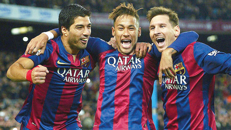 Barca’s fearsome trio reunited