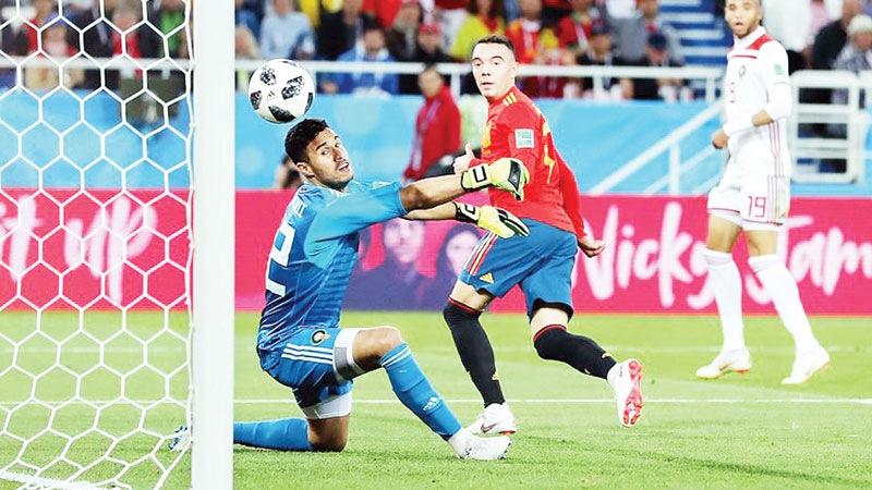 VAR-blessed Spain draw 2-2 with Morocco