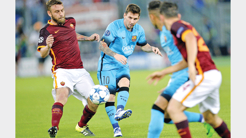 Florenzi wonder goal keeps Barca at bay
