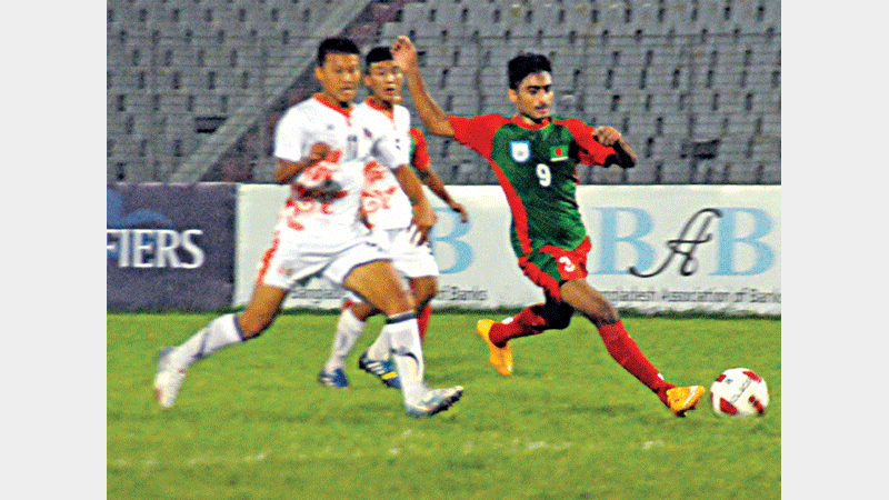 Bangladesh share points with lowly Bhutan