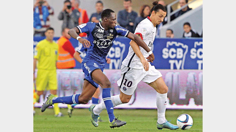 Ibrahimovic brace leads PSG past Bastia 
