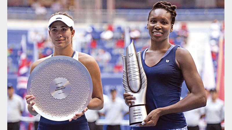 Venus lifts 47th career title at Wuhan Open 