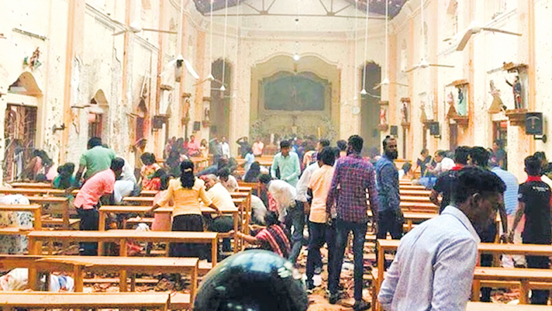 We condemn the 
Sri Lanka massacre