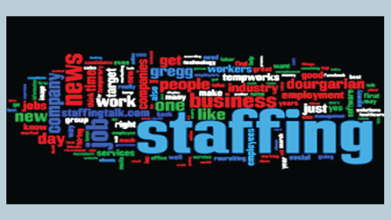 Staffing - 
The right person in the right place