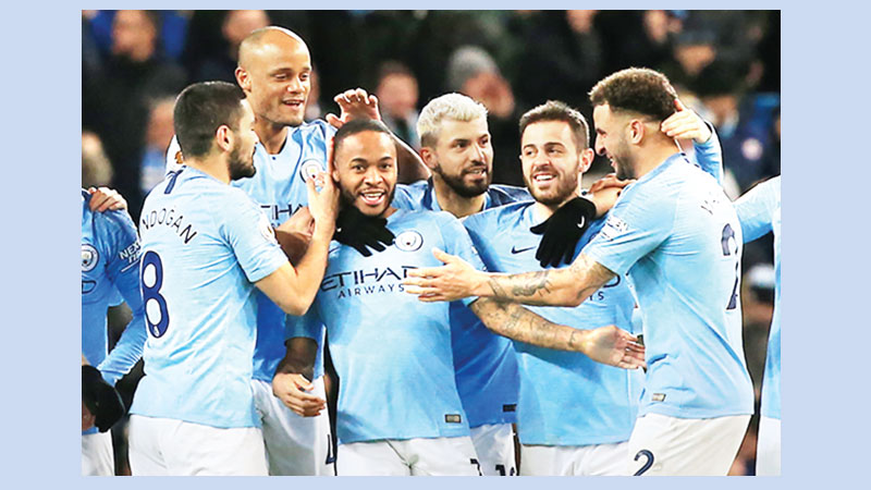 Sterling steers Citizens four points clear