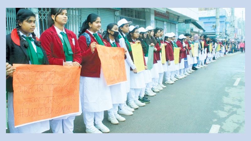 Students demand justice for Sumona