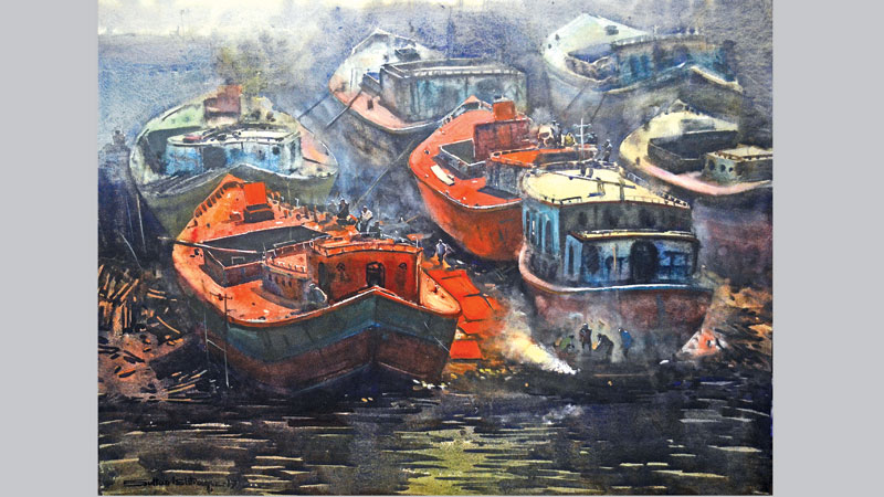 Sultan Ishtiaque’s 3rd solo show begins today