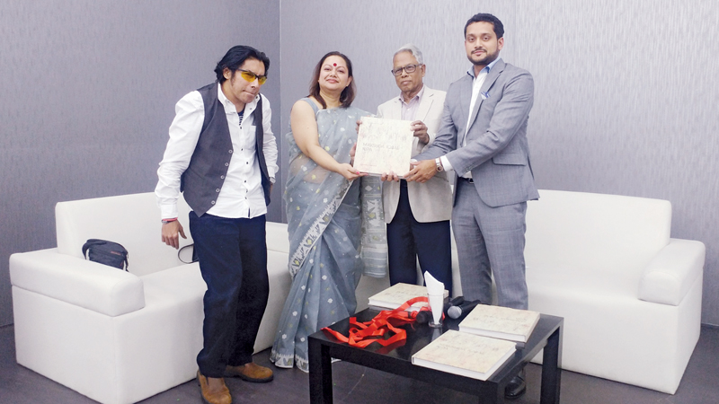 Nipa’s art book launched at Dhaka Art Summit