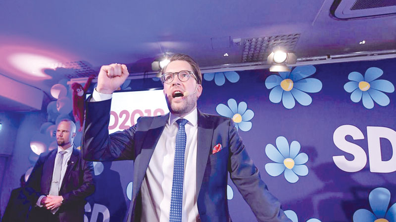 Outcome of Swedish election 