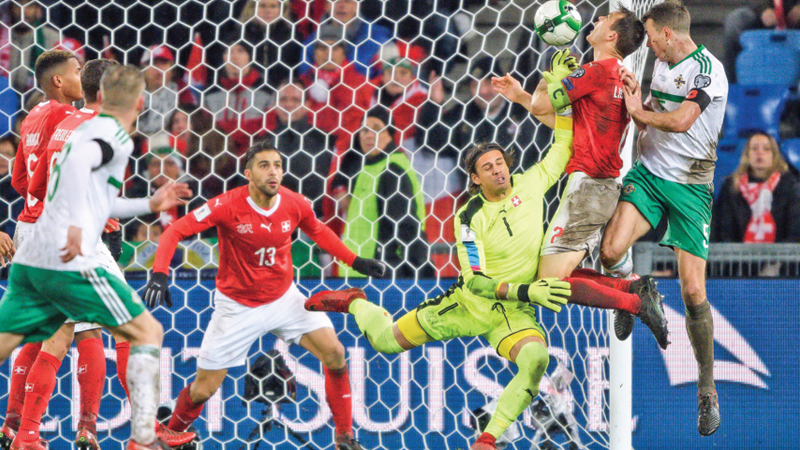 Switzerland edge out Northern Ireland