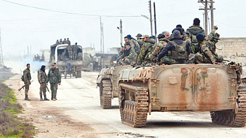 Syrian army enters key town as Turkey beefs up its troops