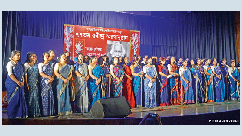 Tagore singers observe poet’s death anniv thru two-day event 