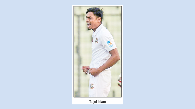 Joshi lauds Taijul’s
consistent bowling